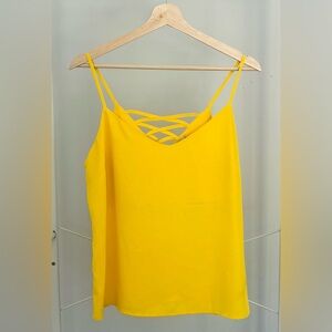 Yellow Strappy Women's Top